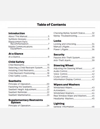 ford everest 2015-2016 owners manual